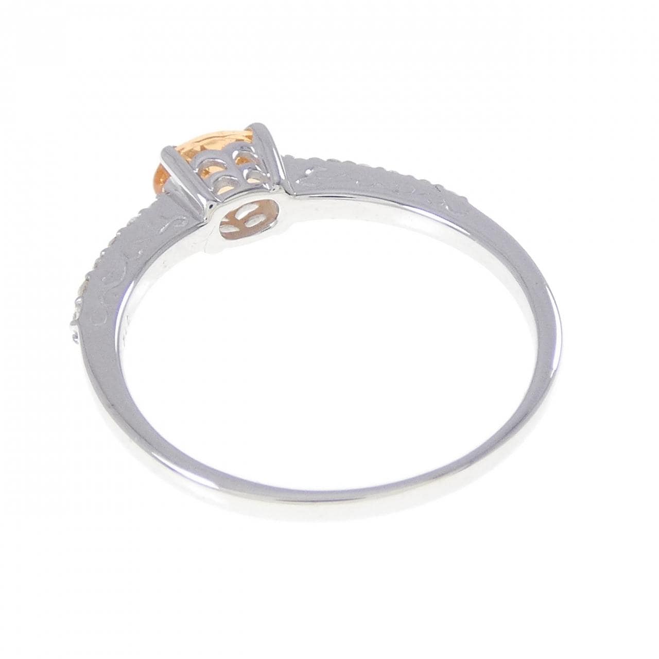 K18WG ガーネット リング