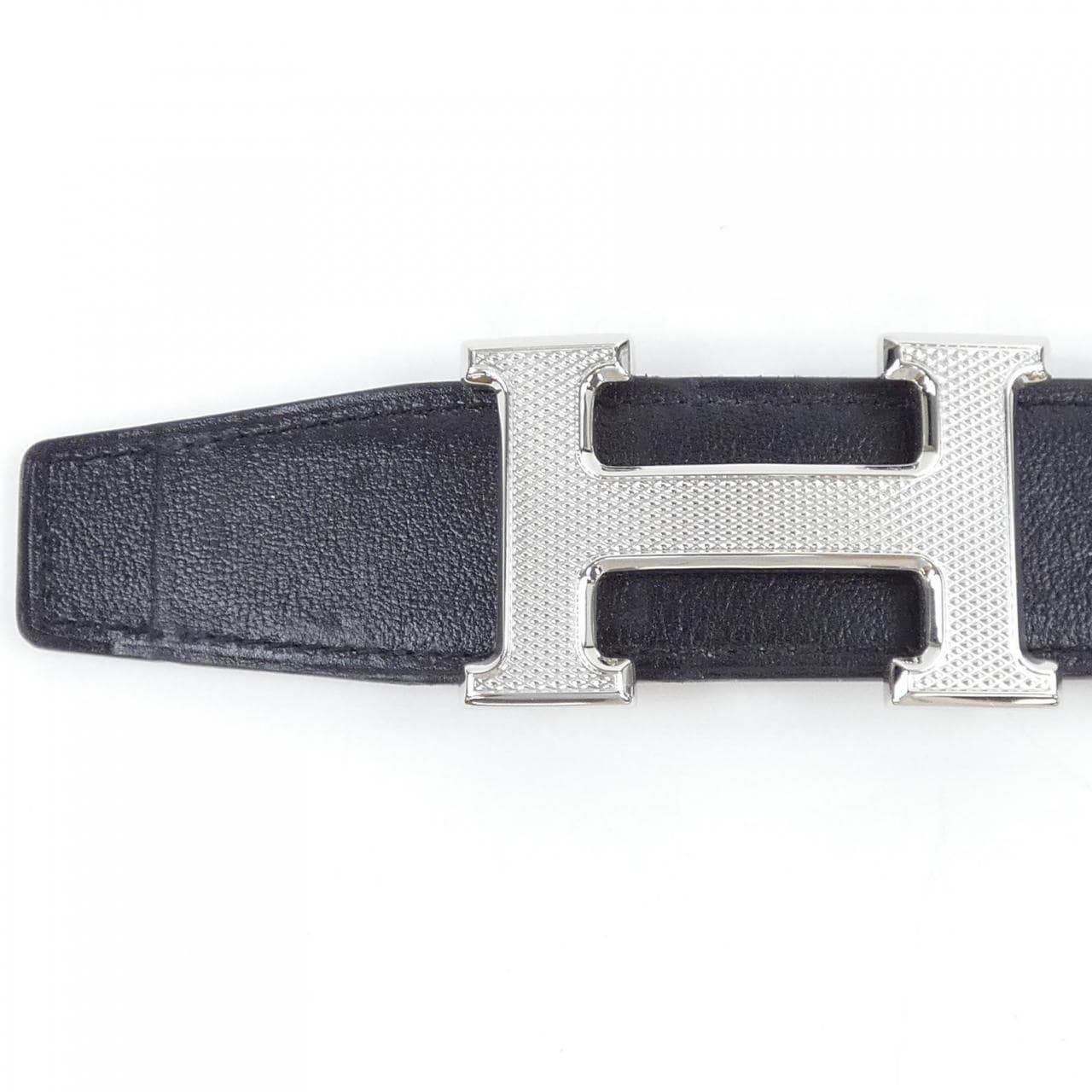 HERMES H Guilloché 32毫米雙面腰帶