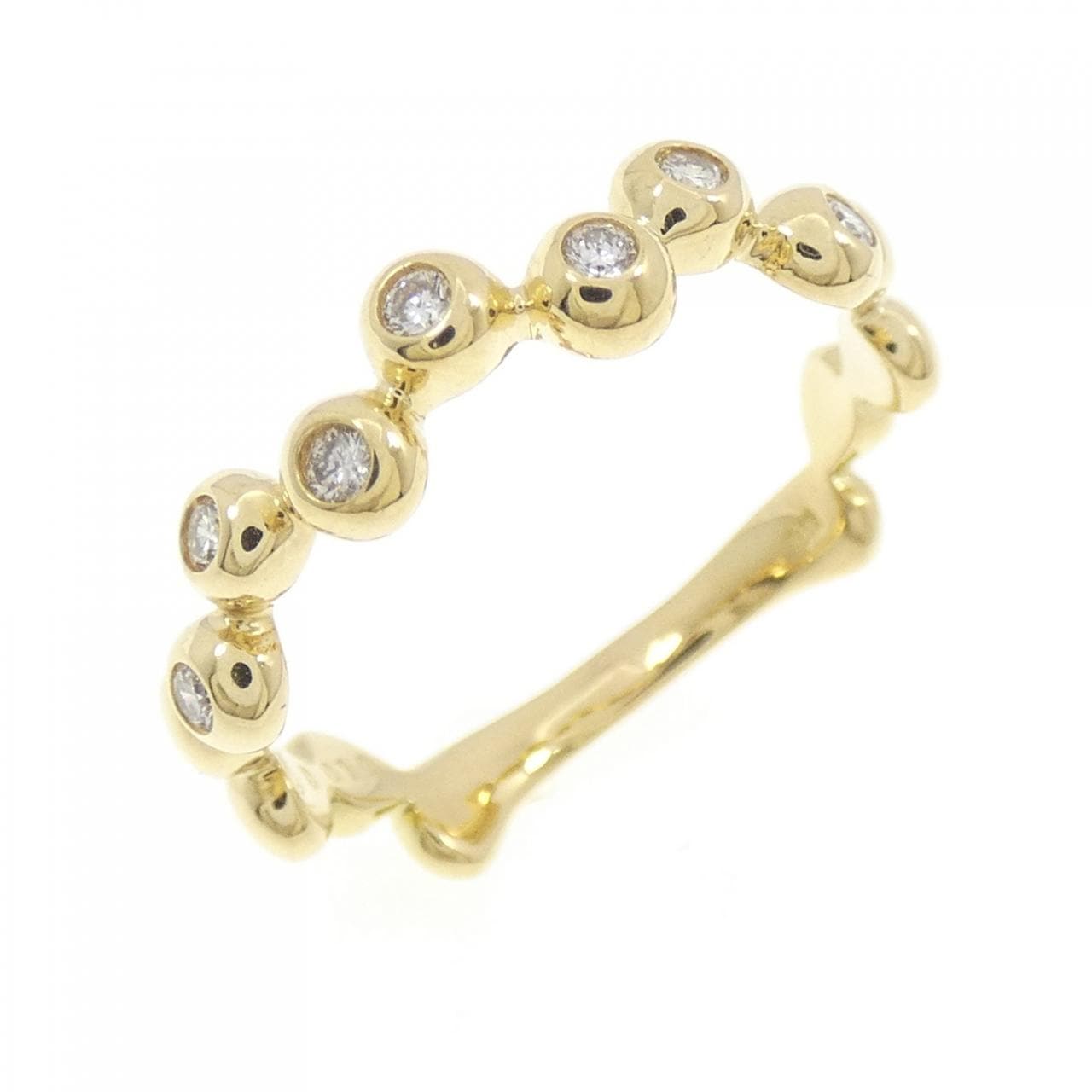 K18YG ダイヤモンド リング 0.10CT