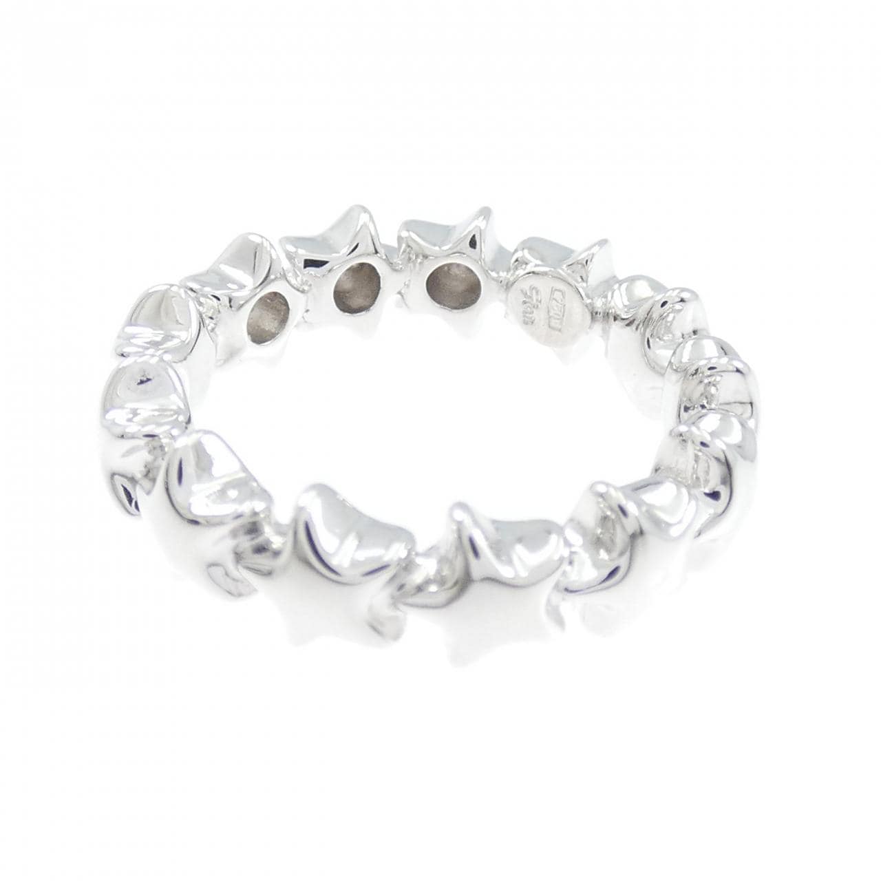 スタージュエリー 750WG スター リング