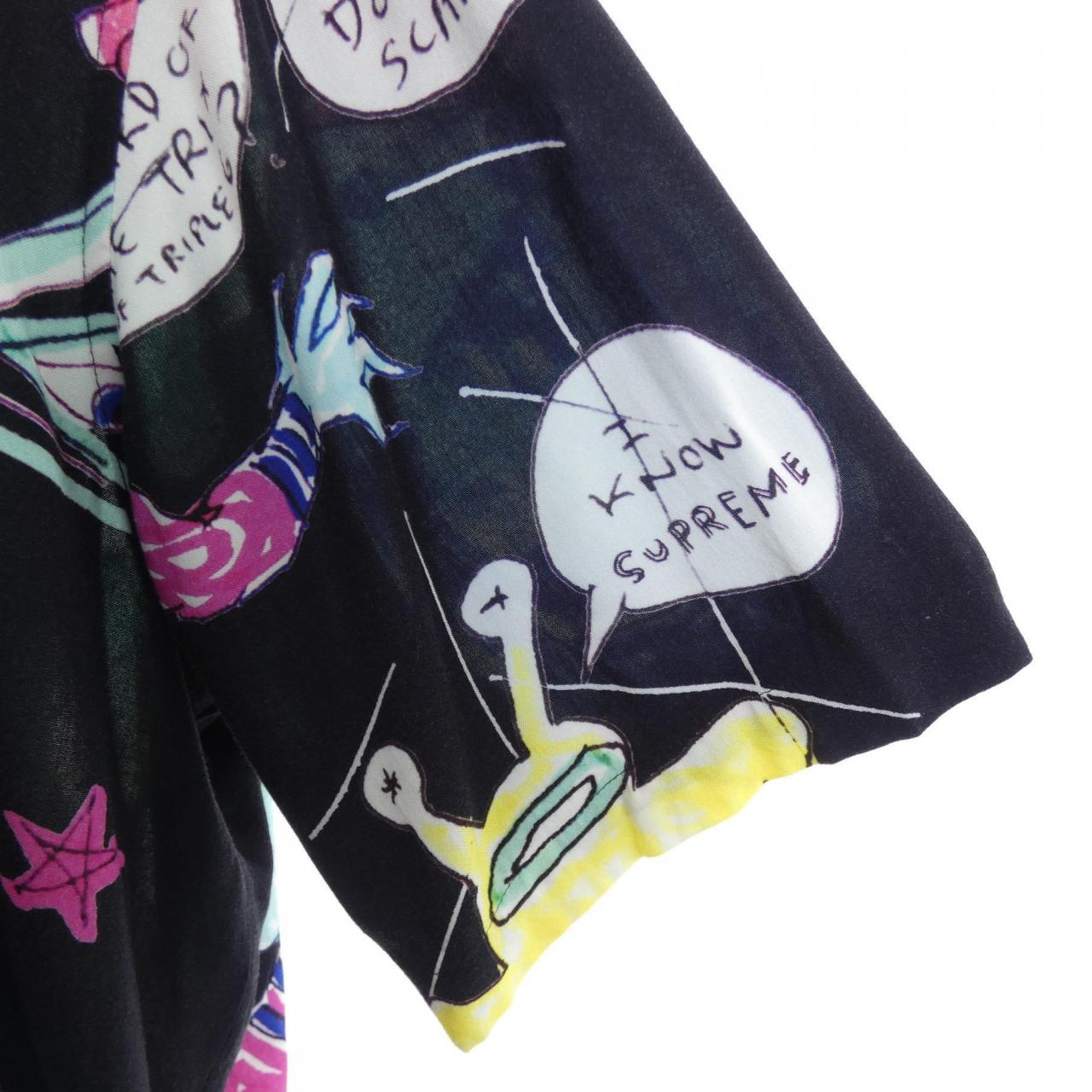 シュプリーム SUPREME DANIEL JOHNSTON RAYON S／Sシャツ