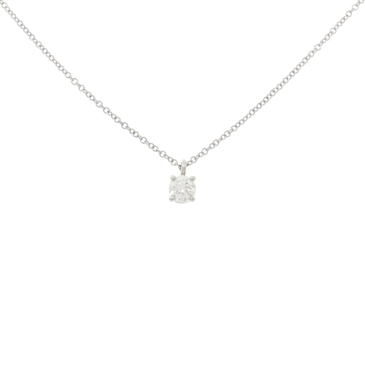 ティファニー ソリティア ネックレス 0.31CT I VS2 3EXT