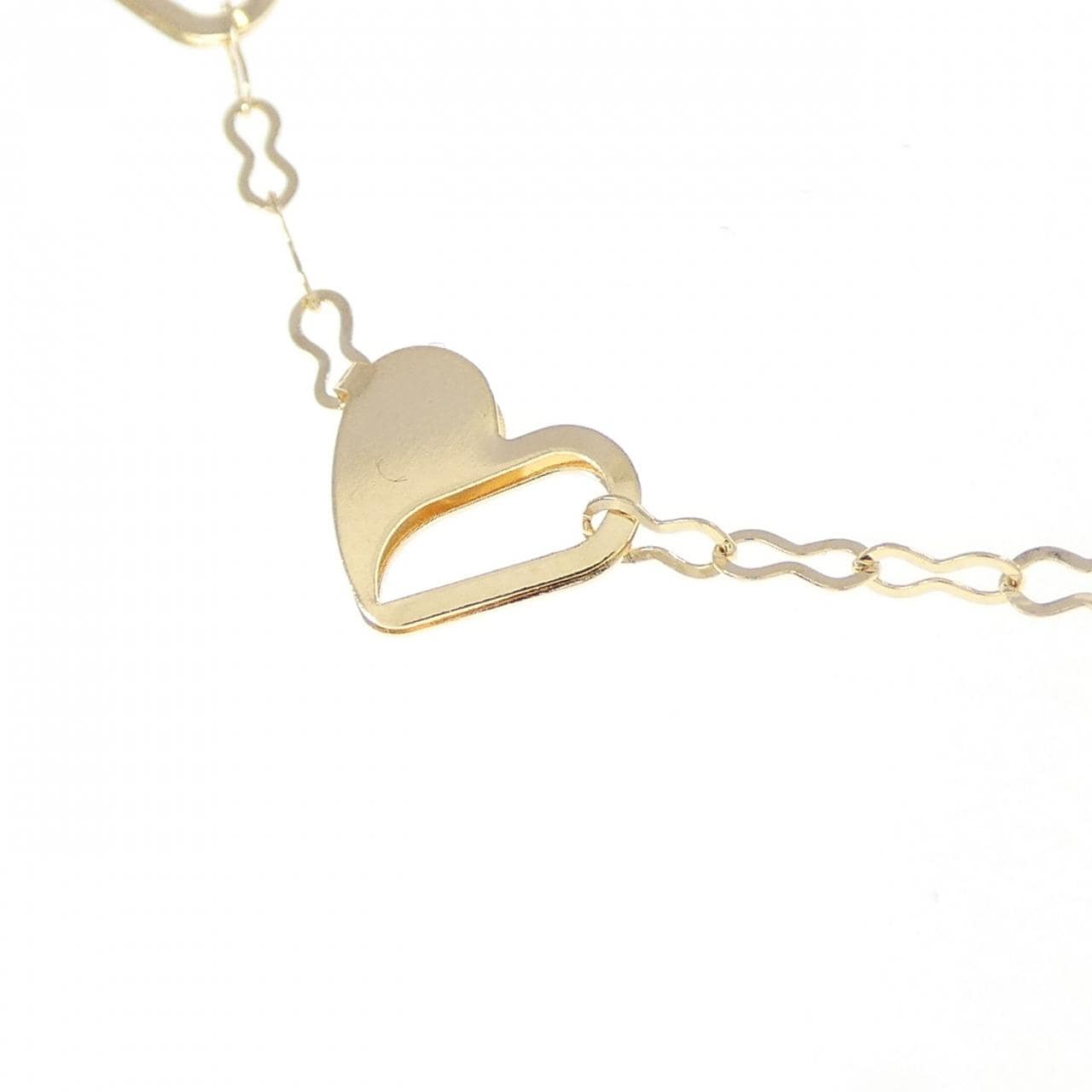 K18YG ハート ネックレス
