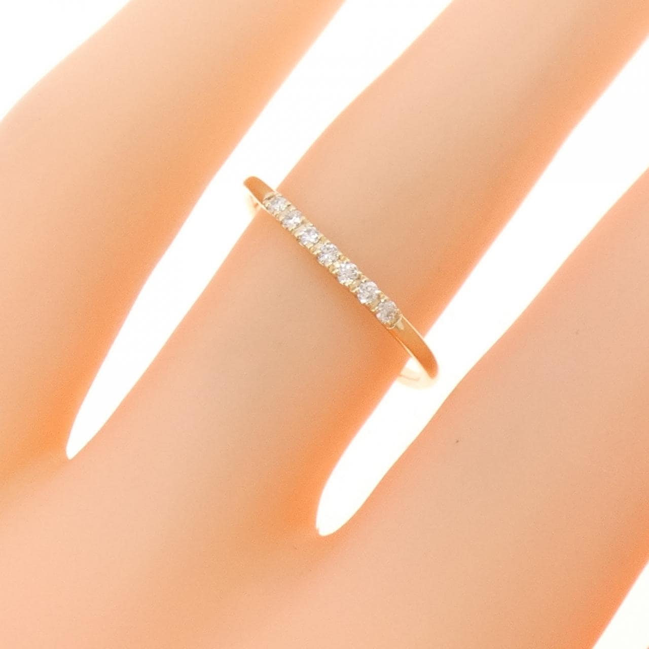 K10YG ダイヤモンド リング 0.06CT