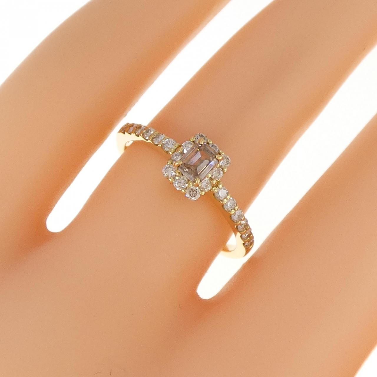 [BRAND NEW] K18YG Diamond Ring 0.55CT