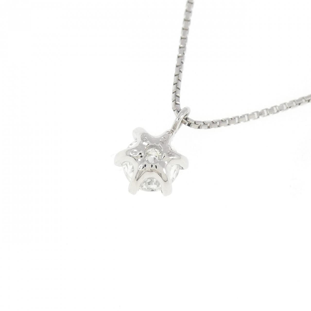 PT Solitaire Diamond Necklace 0.526CT