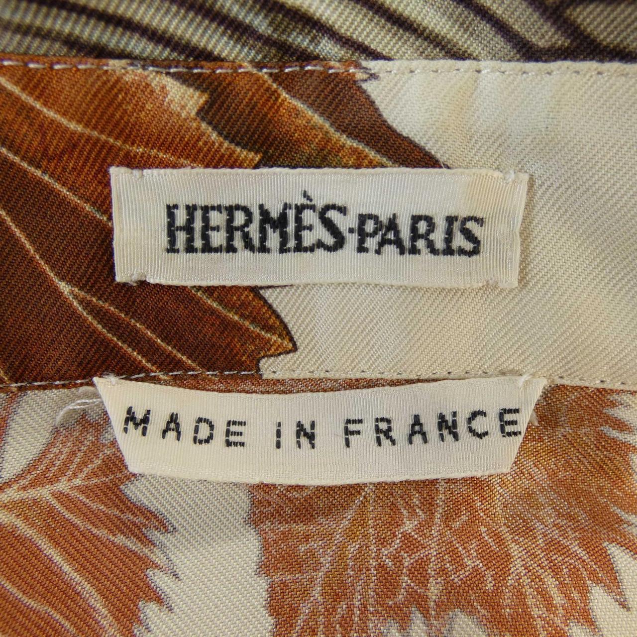 【ヴィンテージ】エルメス HERMES VENDANGES ツイルレーヌ. シャツ