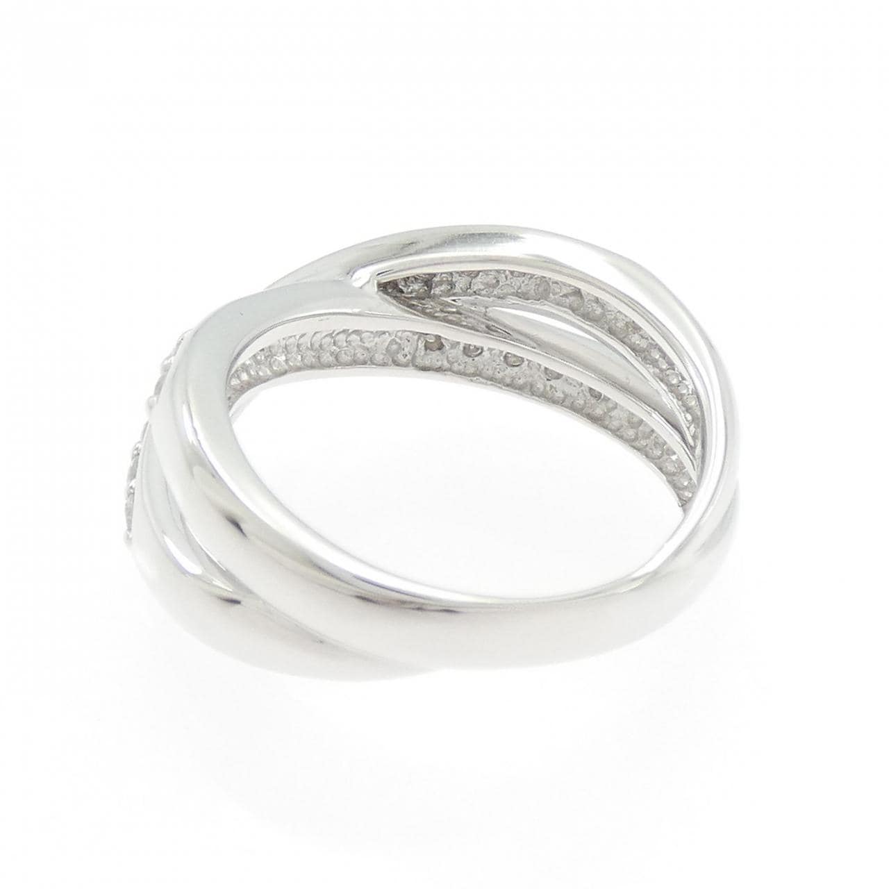 750WG ダイヤモンド リング 0.65CT