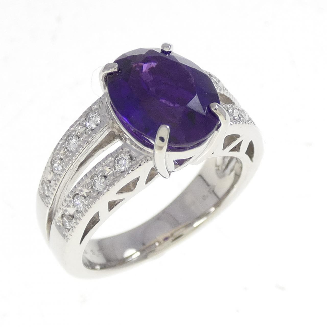 PT900 アメジスト リング 2.39CT