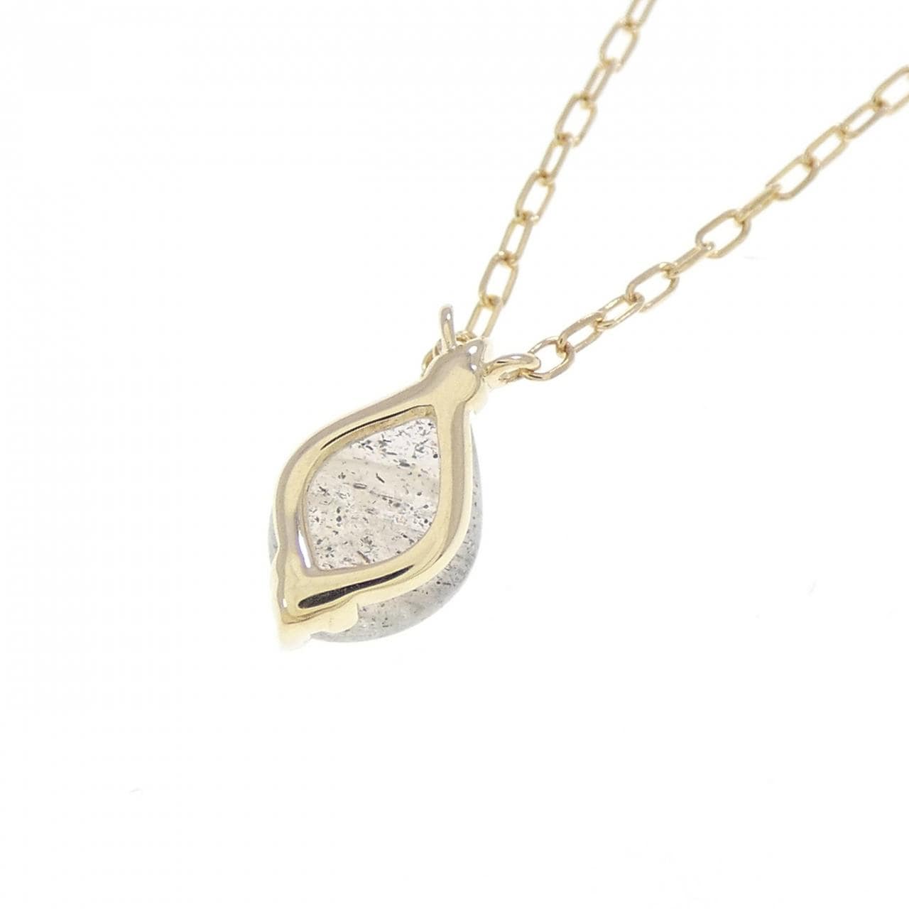 K10YG ラブラドライト ネックレス