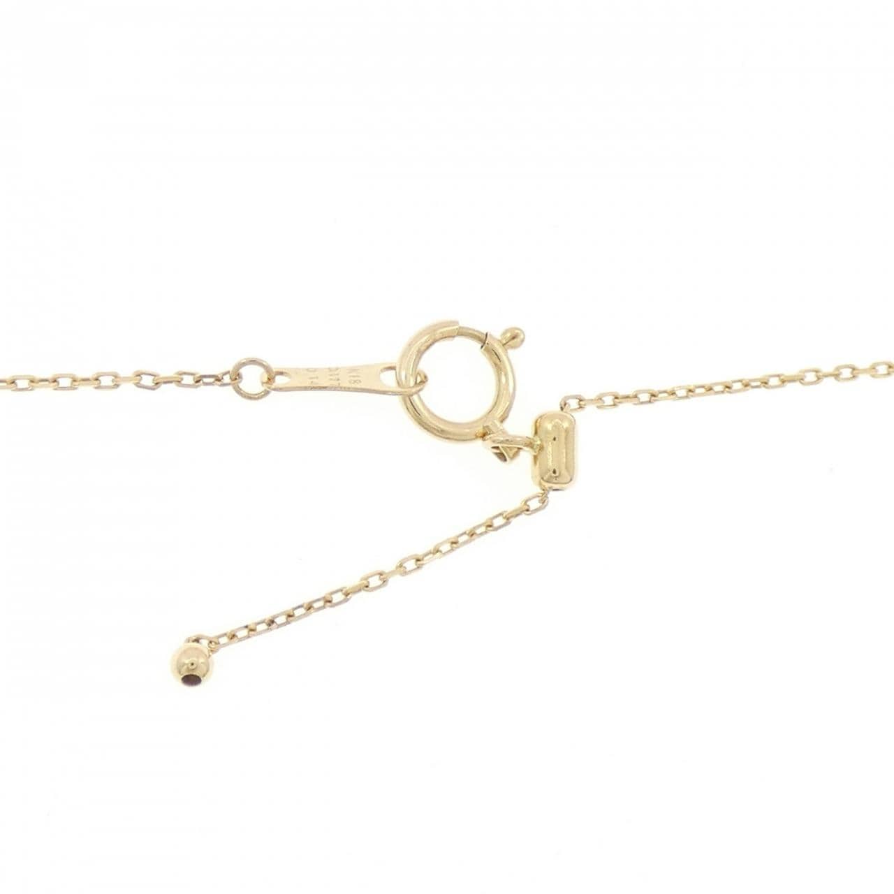 K18YG 2WAY ダイヤモンド ネックレス 0.177CT