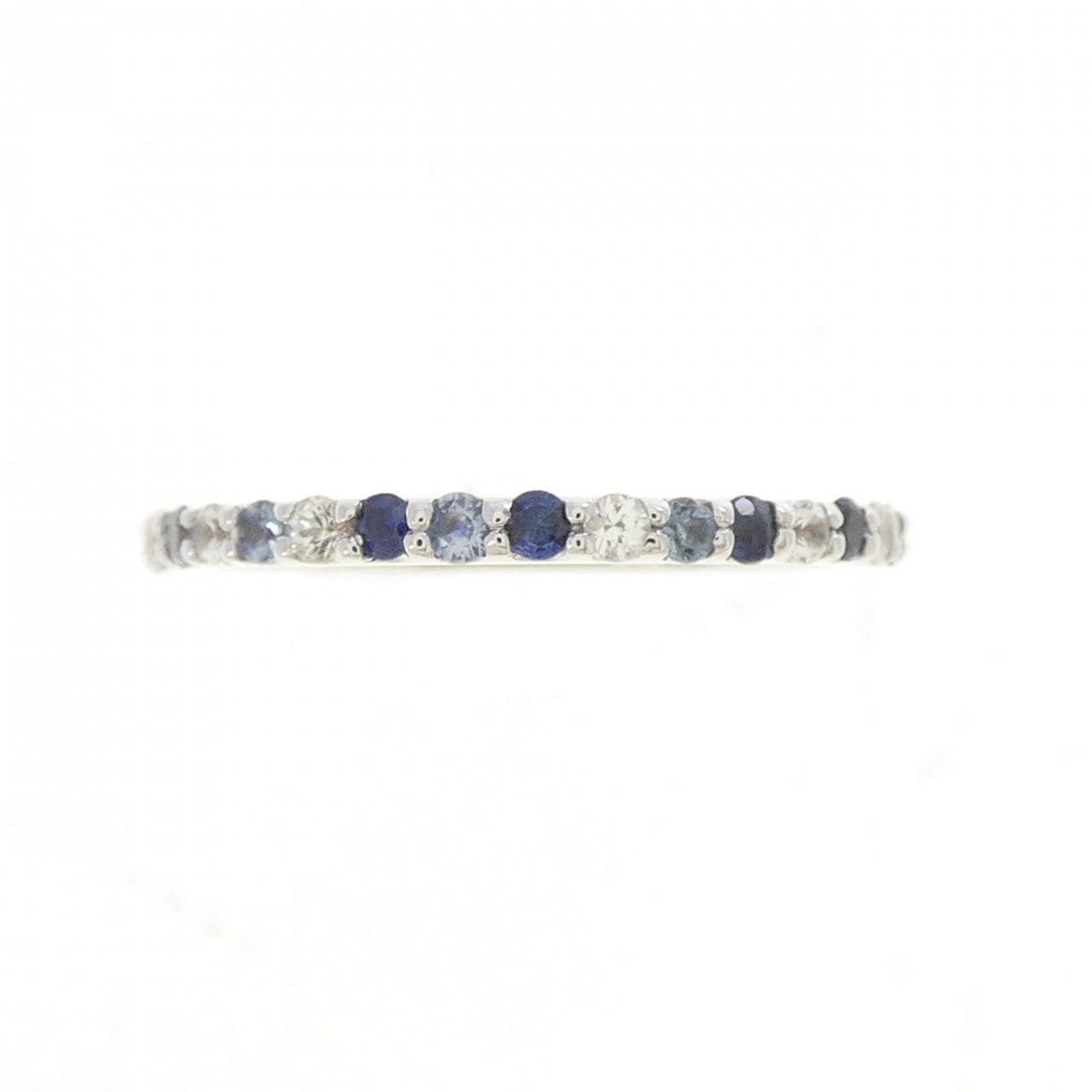 K18WG サファイヤ リング 0.30CT