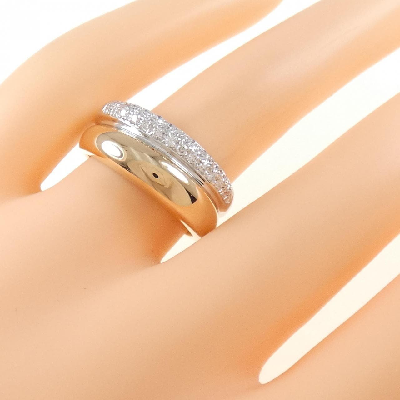 750PG/750WG鑽石戒指 0.35CT