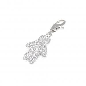 K18WG ダイヤモンド ペンダント 0.21CT