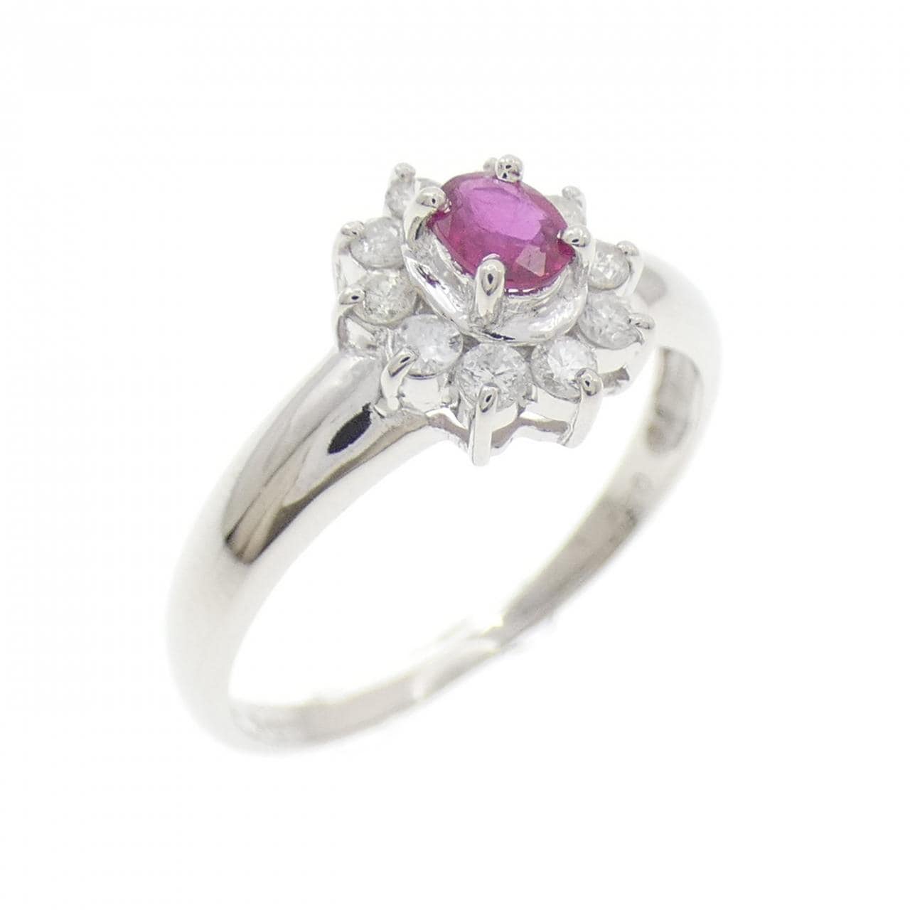 PT900 ルビー リング