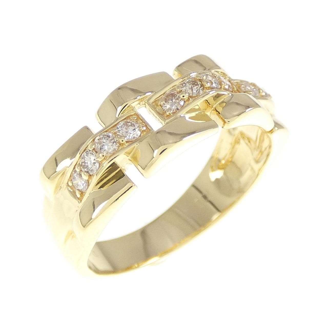 K18YG ダイヤモンド リング 0.25CT