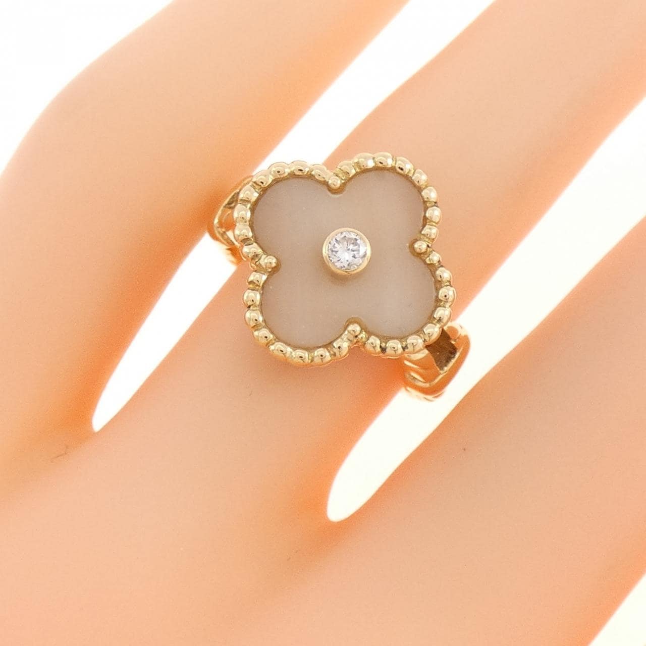 ヴァンクリーフ&アーペル ヴィンテージアルハンブラ リング