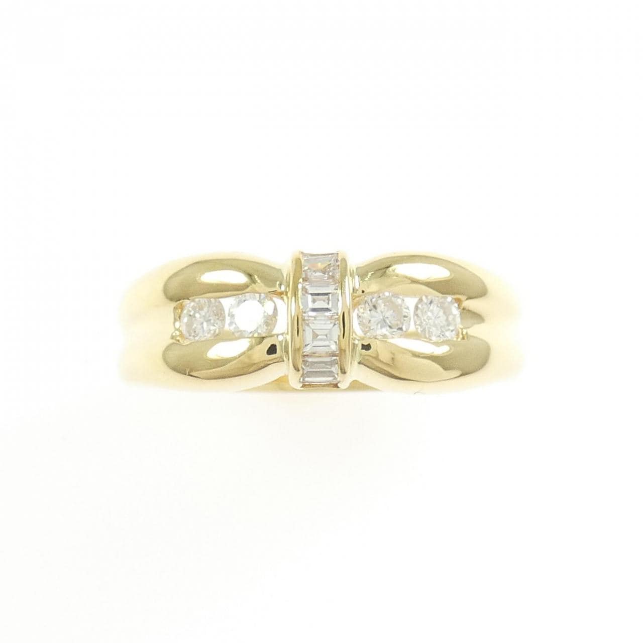 K18YG ダイヤモンド リング 0.43CT