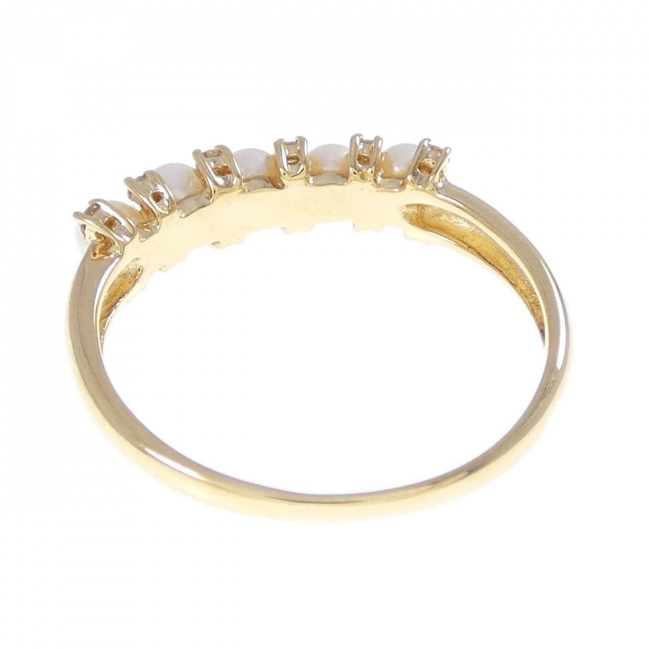 K18YG アコヤパール リング