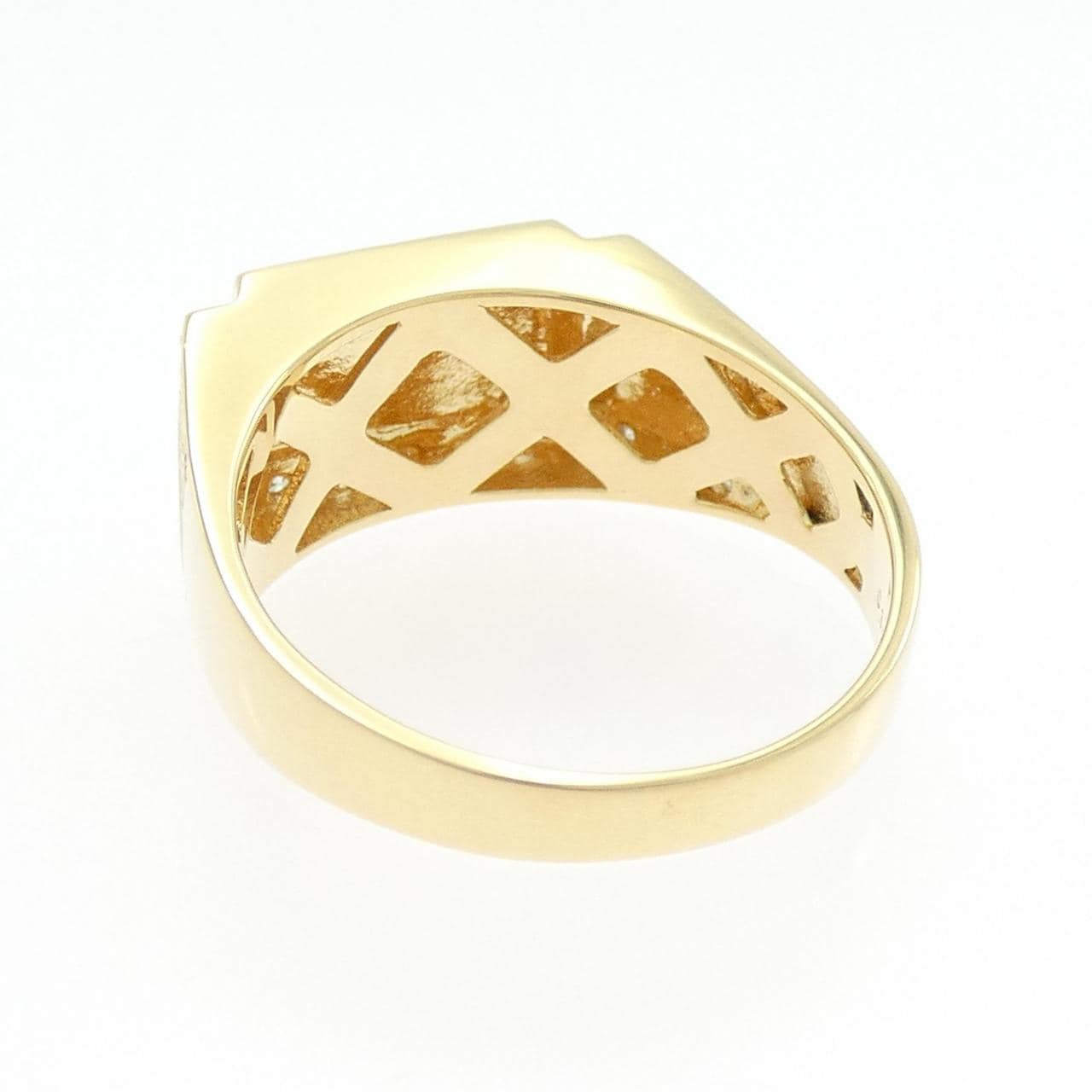 【新品】K18YG ダイヤモンド リング 0.37CT