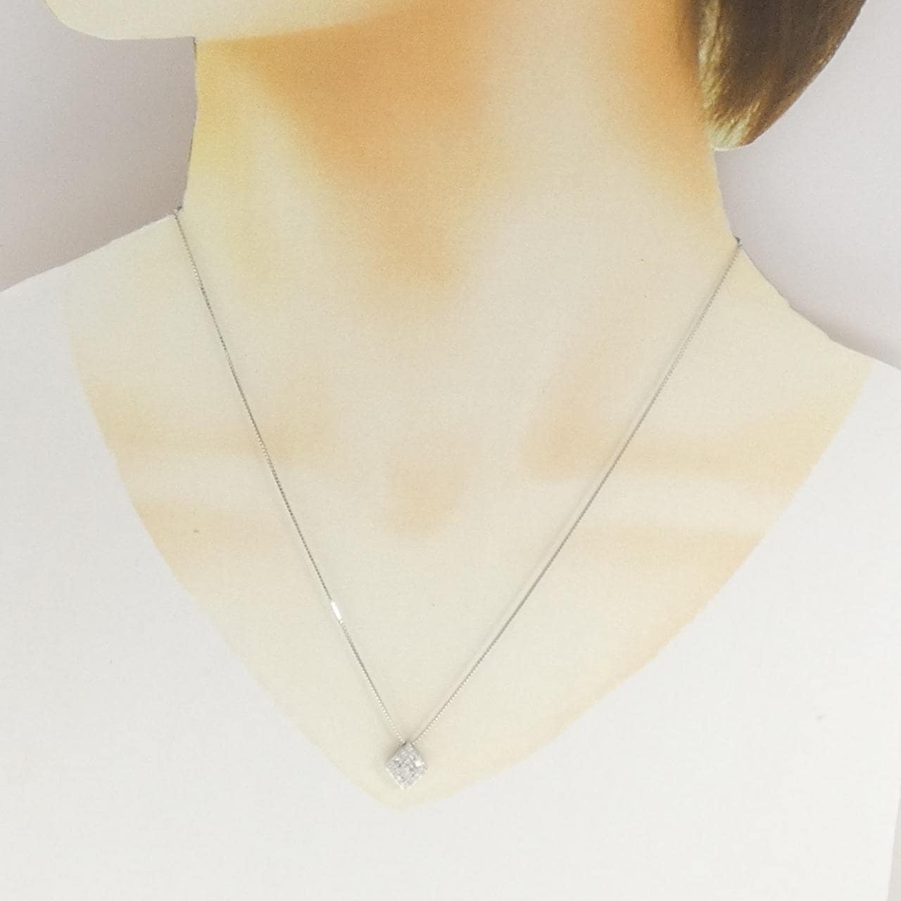 PT900/PT850 ダイヤモンド ネックレス 0.27CT