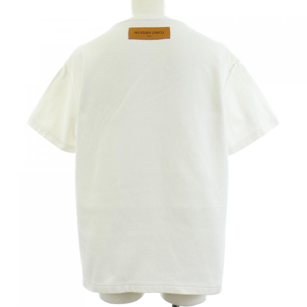 ルイヴィトン LOUIS VUITTON ノートルダム&ポンヌフエンブロイダリーTシャツ HIY89WTCE Tシャツ