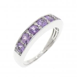 K18WG サファイヤ リング 0.97CT