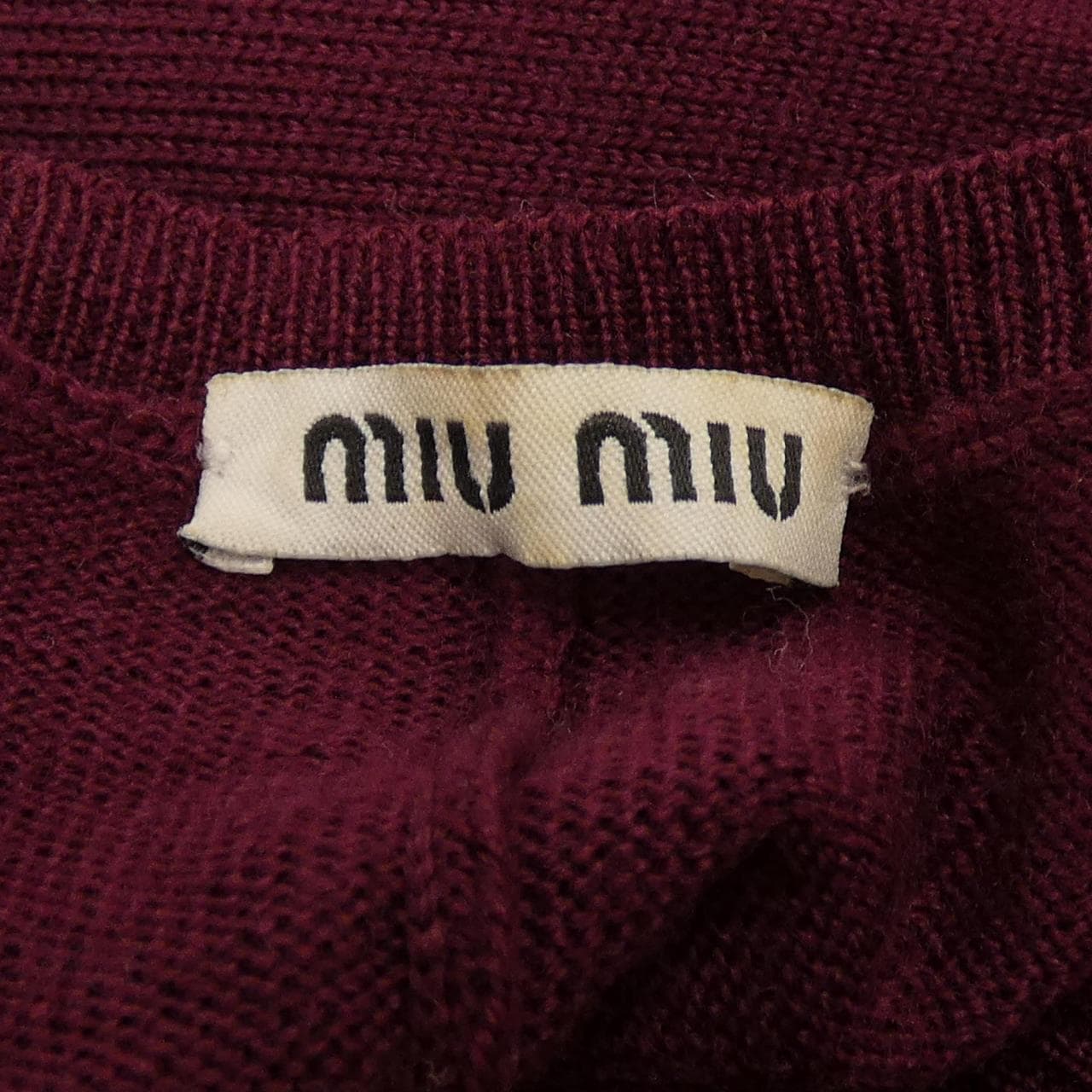 ミュウミュウ MIU MIU MMN336 OA1 ニット