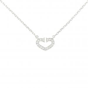 カルティエ Cハート ネックレス