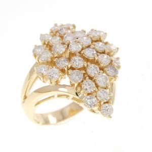 K18YG ダイヤモンド リング 1.31CT