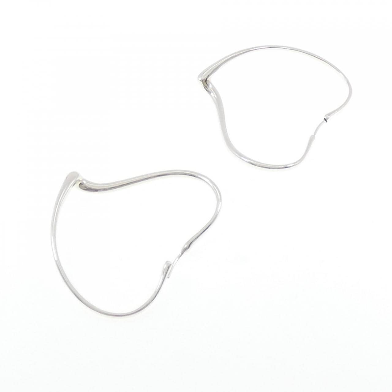 ティファニー オープン ハート フープ ピアス