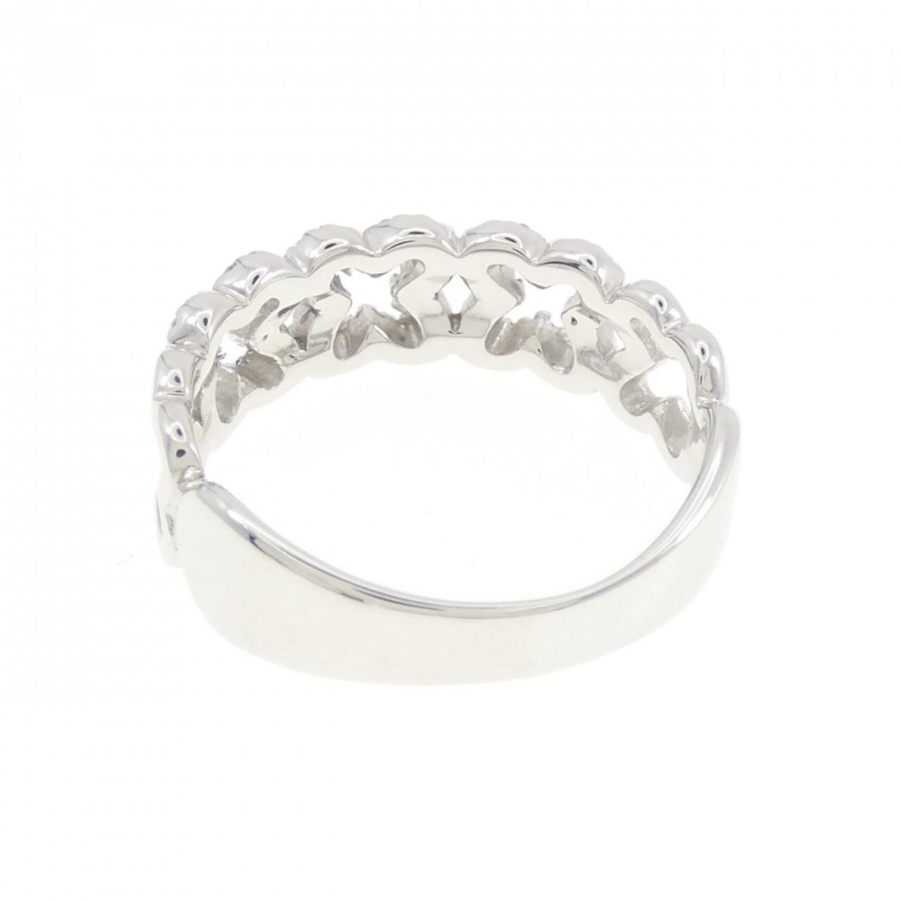 K18WG ダイヤモンド リング 0.32CT