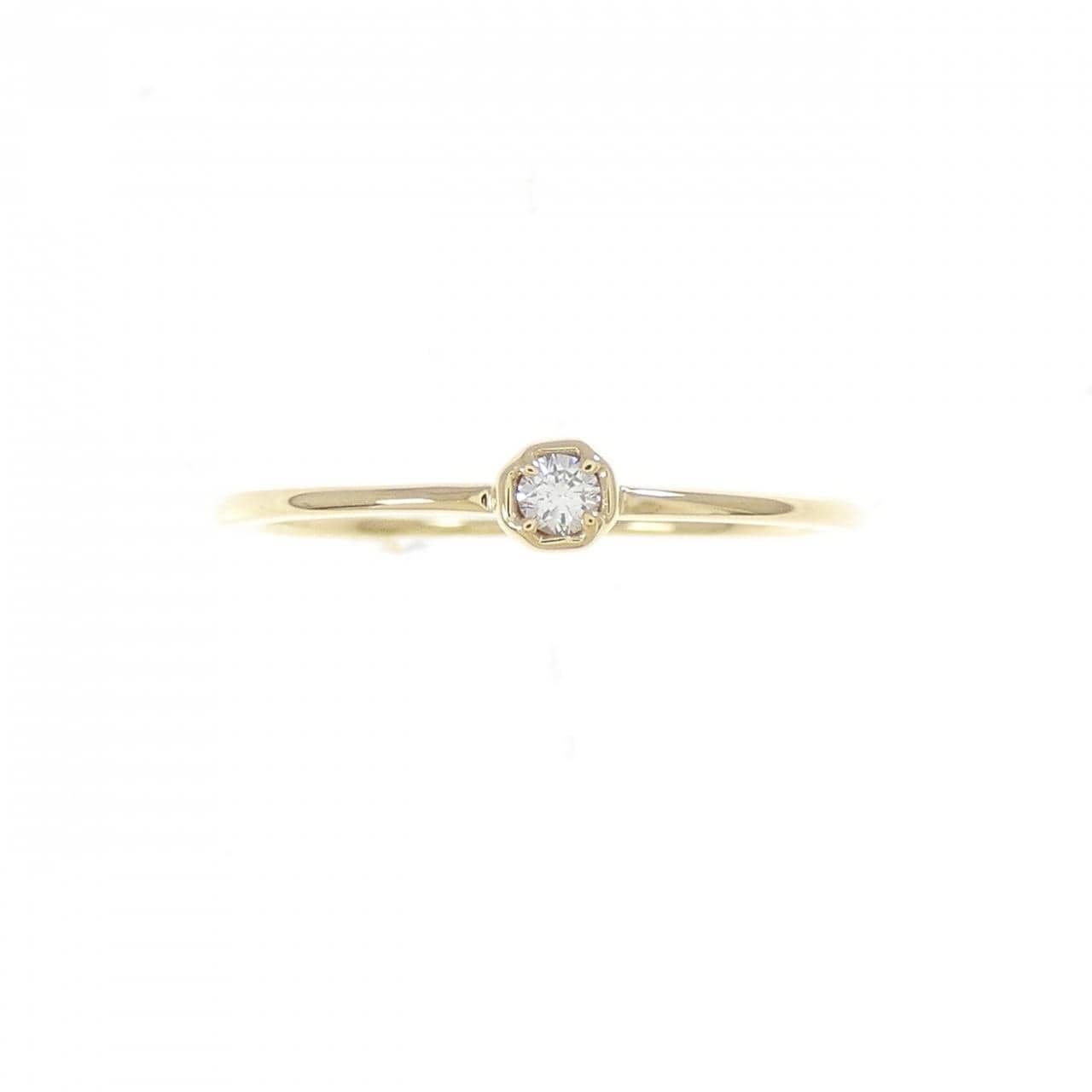 K18YG ダイヤモンド リング 0.03CT