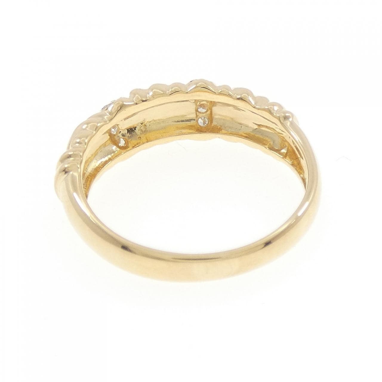 K18YG ダイヤモンド リング 0.10CT