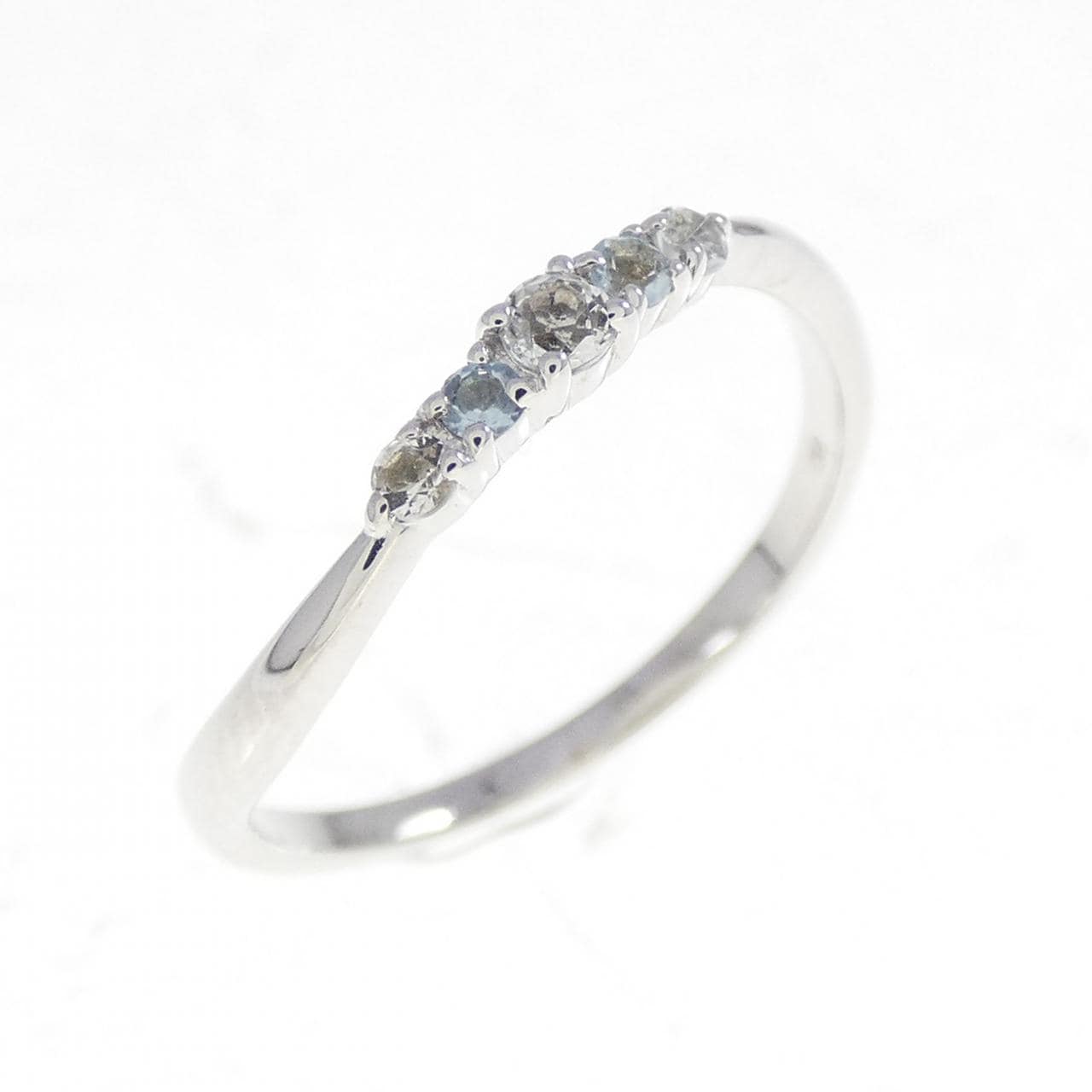 K10WG ホワイトトパーズ リング