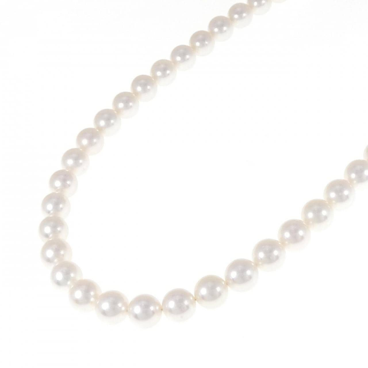 [BRAND NEW] Silver Clasp Akoya Pearl Necklace 8.5-9mm