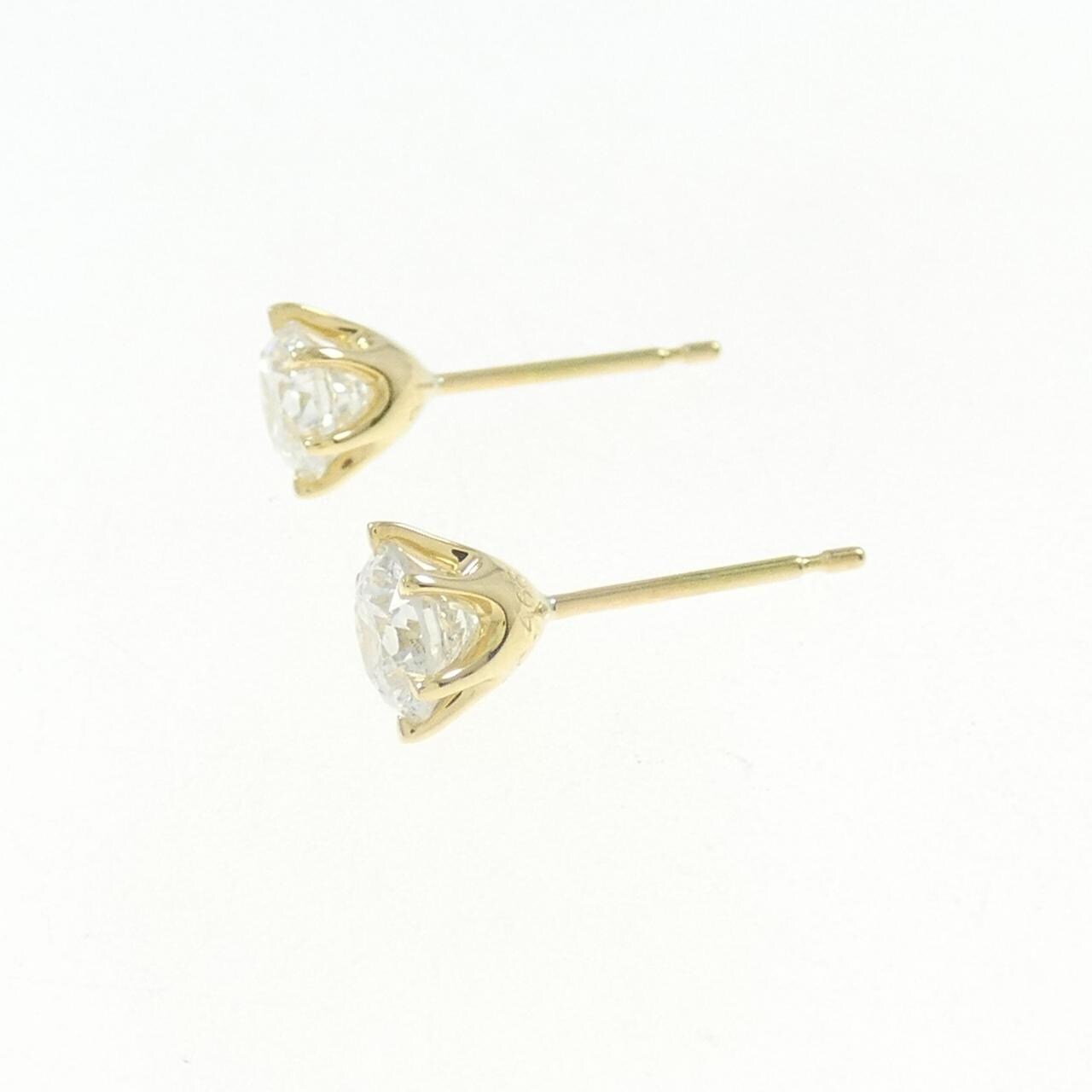 [新品] K18YG鑽石耳環 0.468CT 0.463CT G SI2 優質