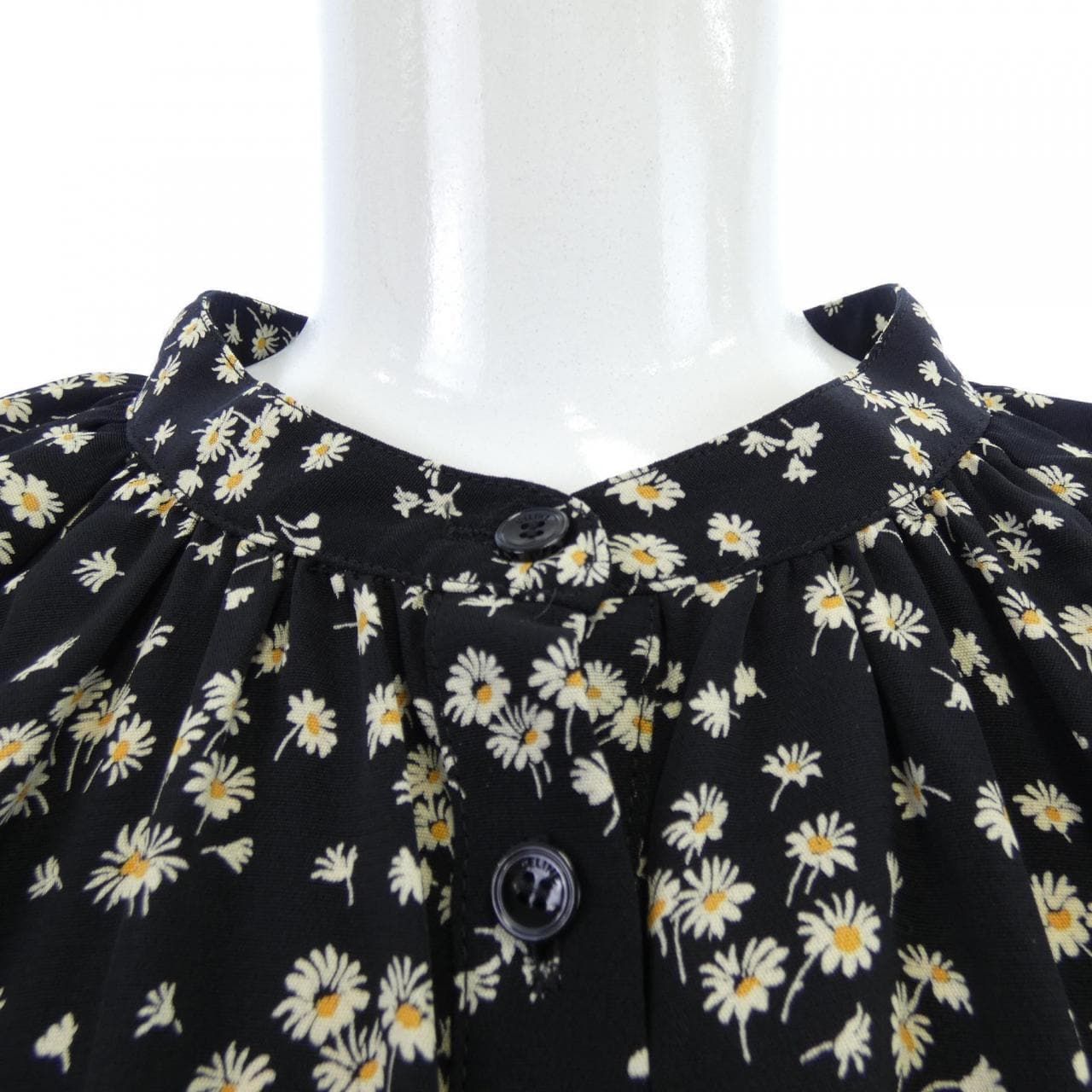 セリーヌ CELINE フォークボタンプラケット付きミディドレス 2R091564D ワンピース