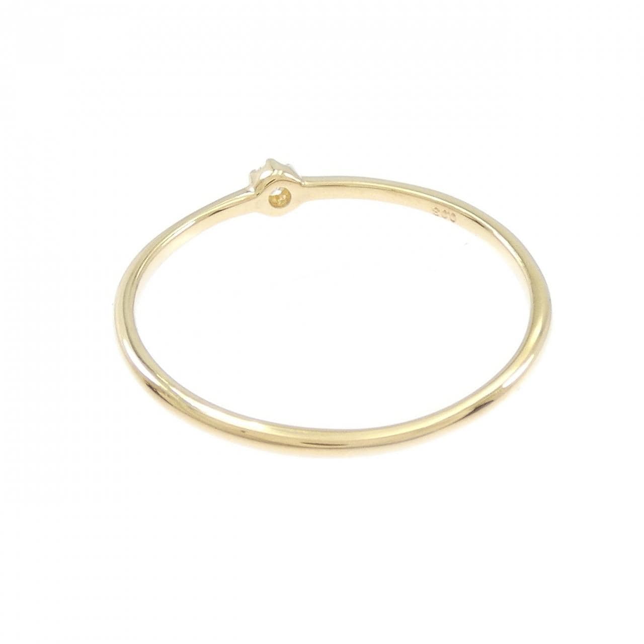 【リメイク】K18YG ダイヤモンド リング 0.03CT