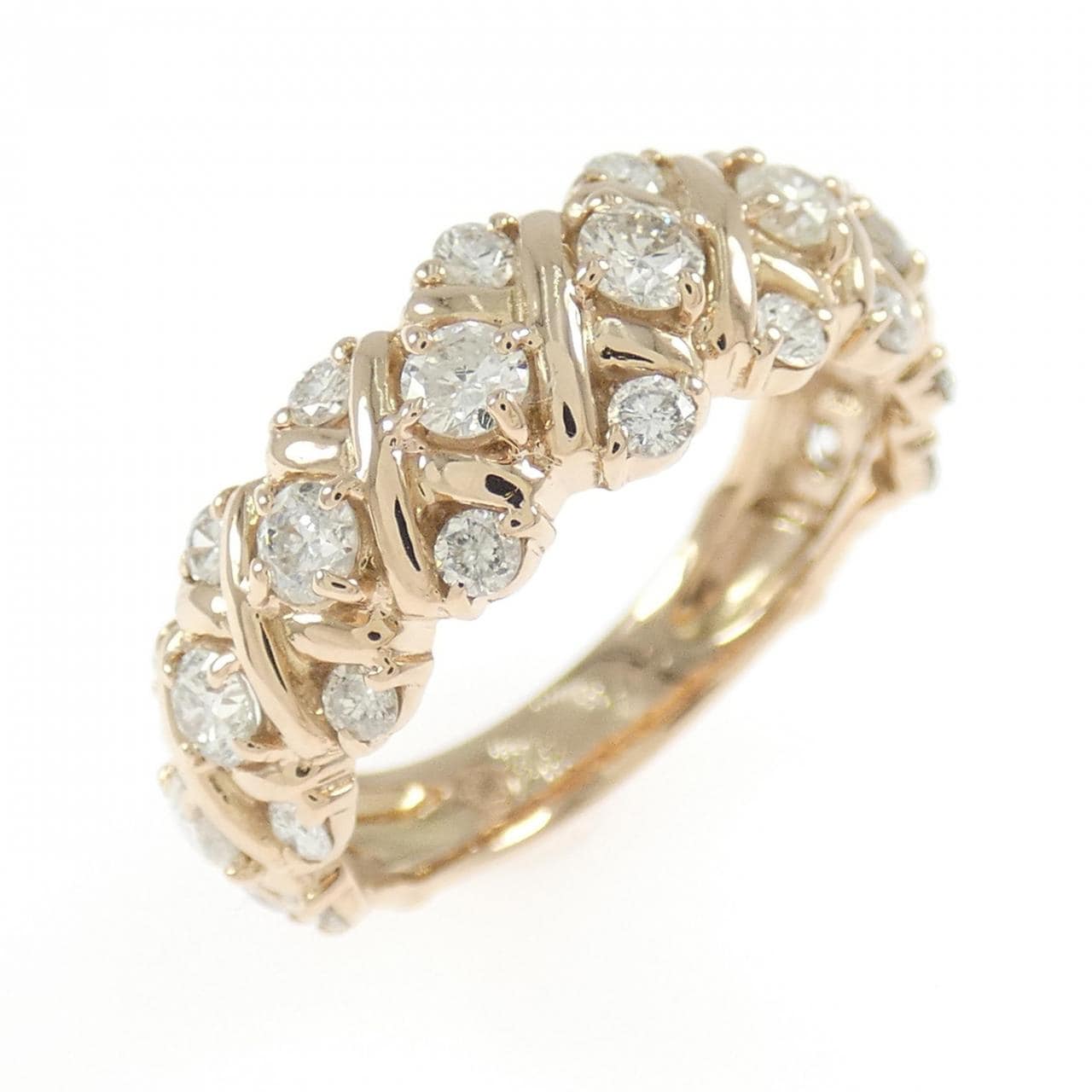 K18PG ダイヤモンド リング 1.00CT