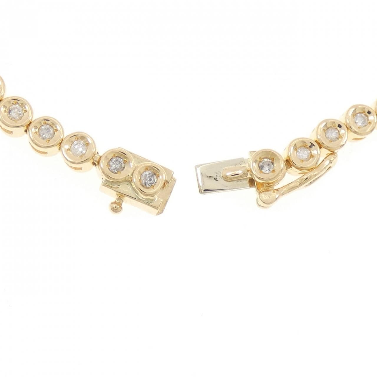 K18YG ダイヤモンド ブレスレット 1.00CT