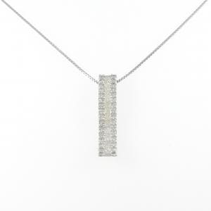 K18WG ダイヤモンド ネックレス 1.01CT