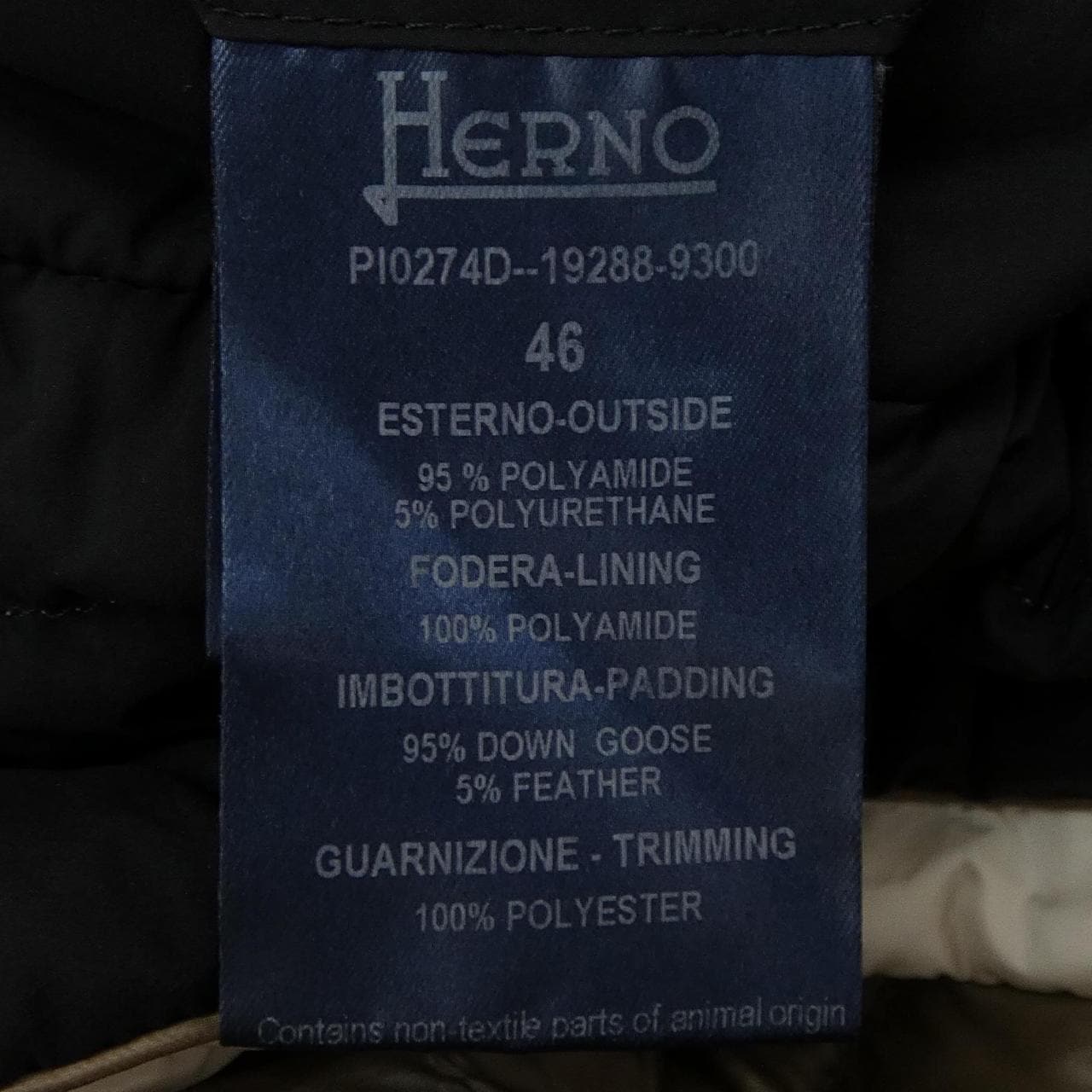 ヘルノ Herno PI0274D ダウンジャケット