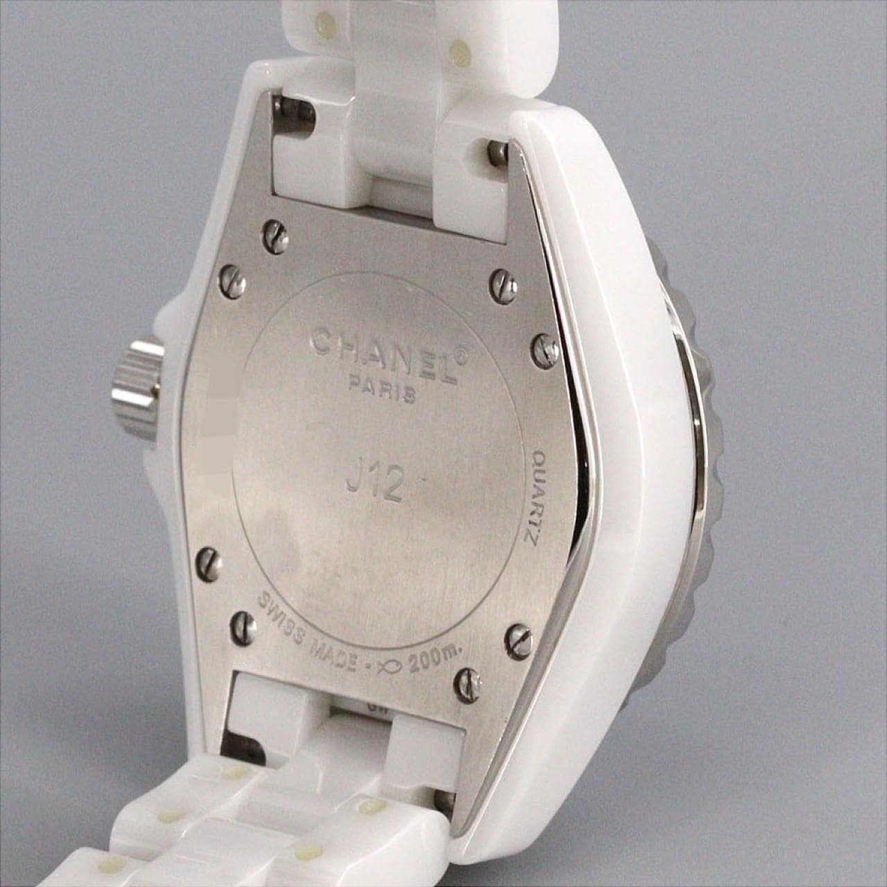 シャネル J12 33mmセラミック･12P H1628 セラミック クォーツ