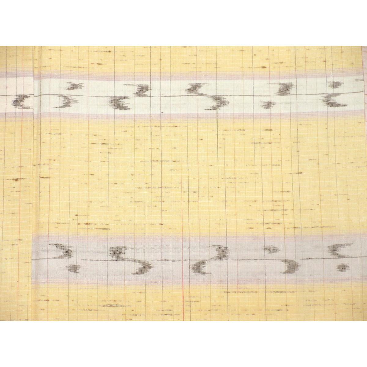 【未使用品】訪問着　ぜんまい紬