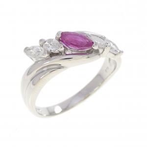 PT900 ルビー リング