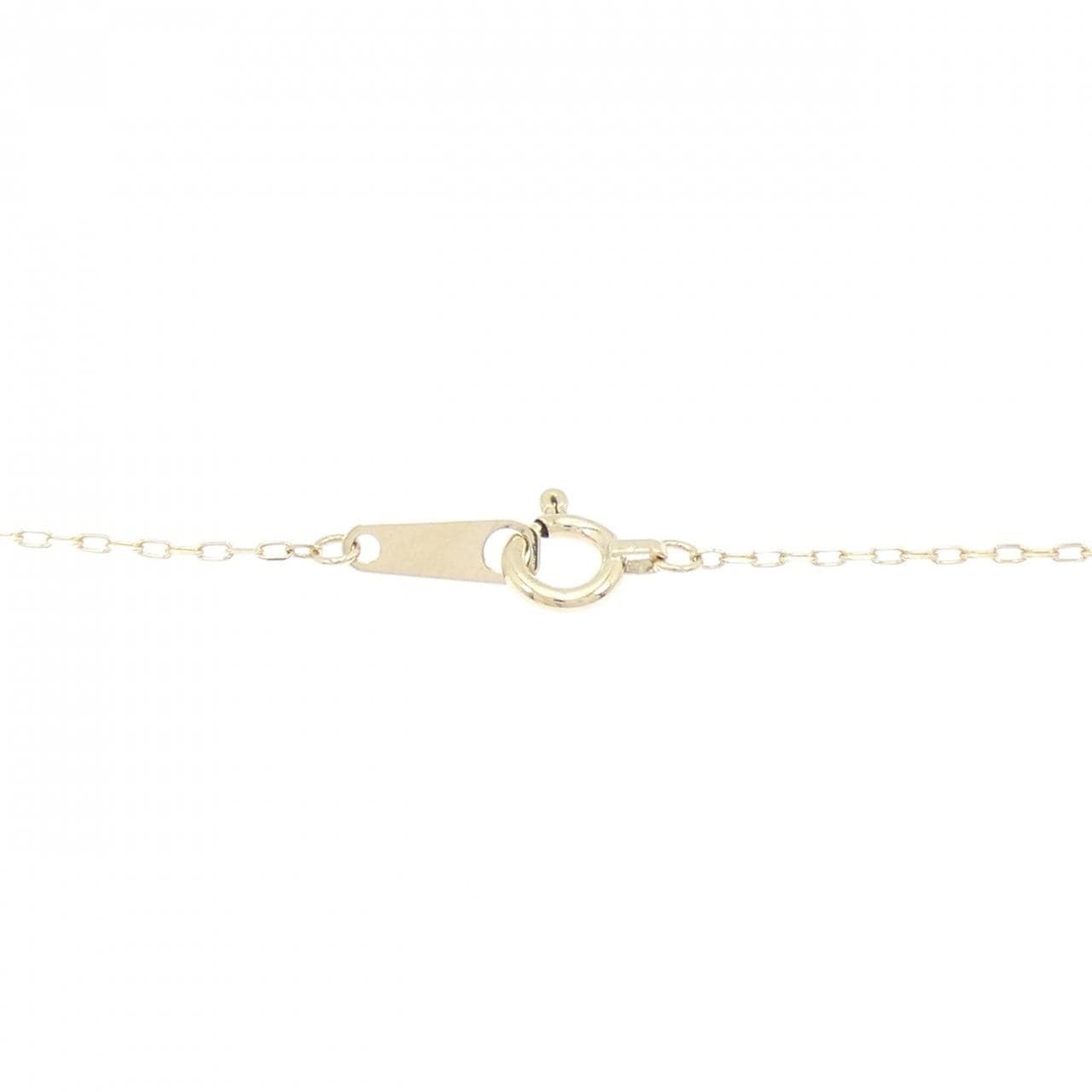 K10YG ハート ダイヤモンド ネックレス 0.05CT