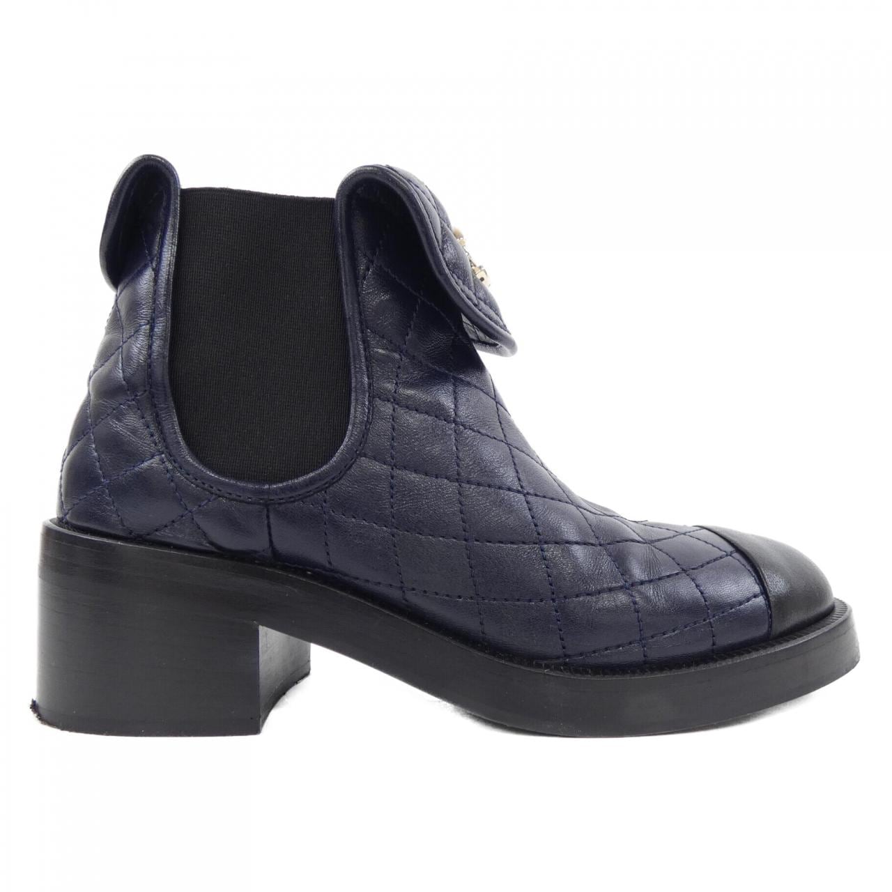 シャネル CHANEL アンクルブーツ ANKLE BOOTS ターンロック G45144B14037 ブーツ