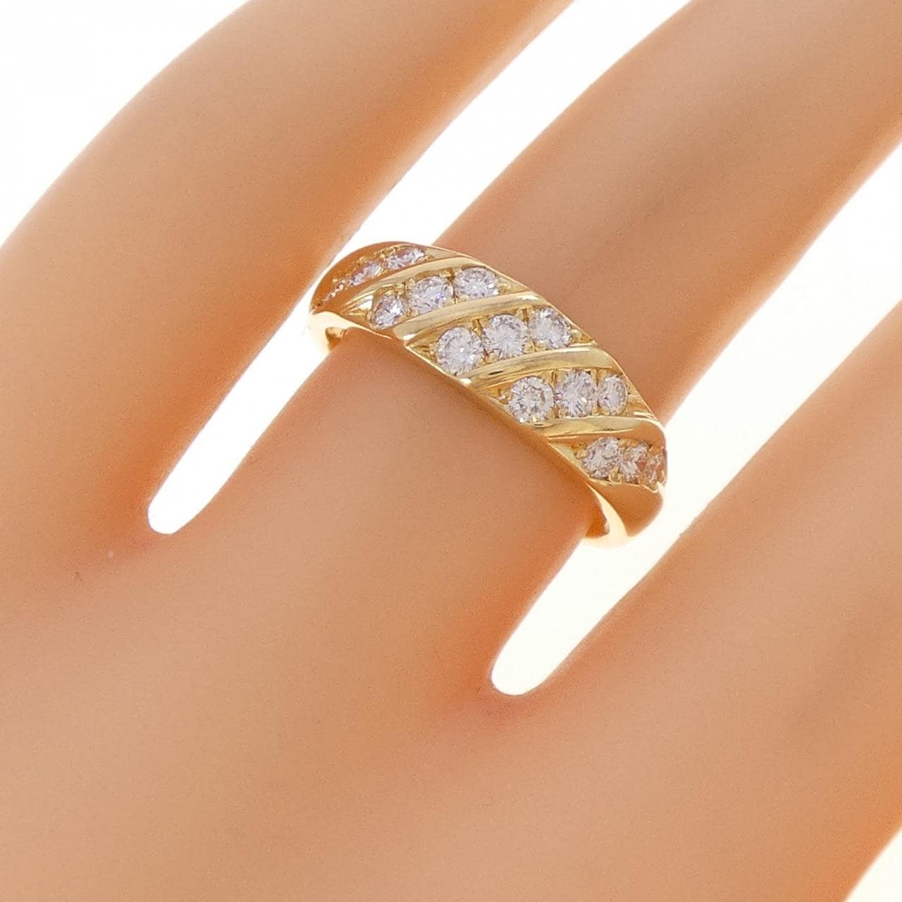 K18YG ダイヤモンド リング 0.50CT