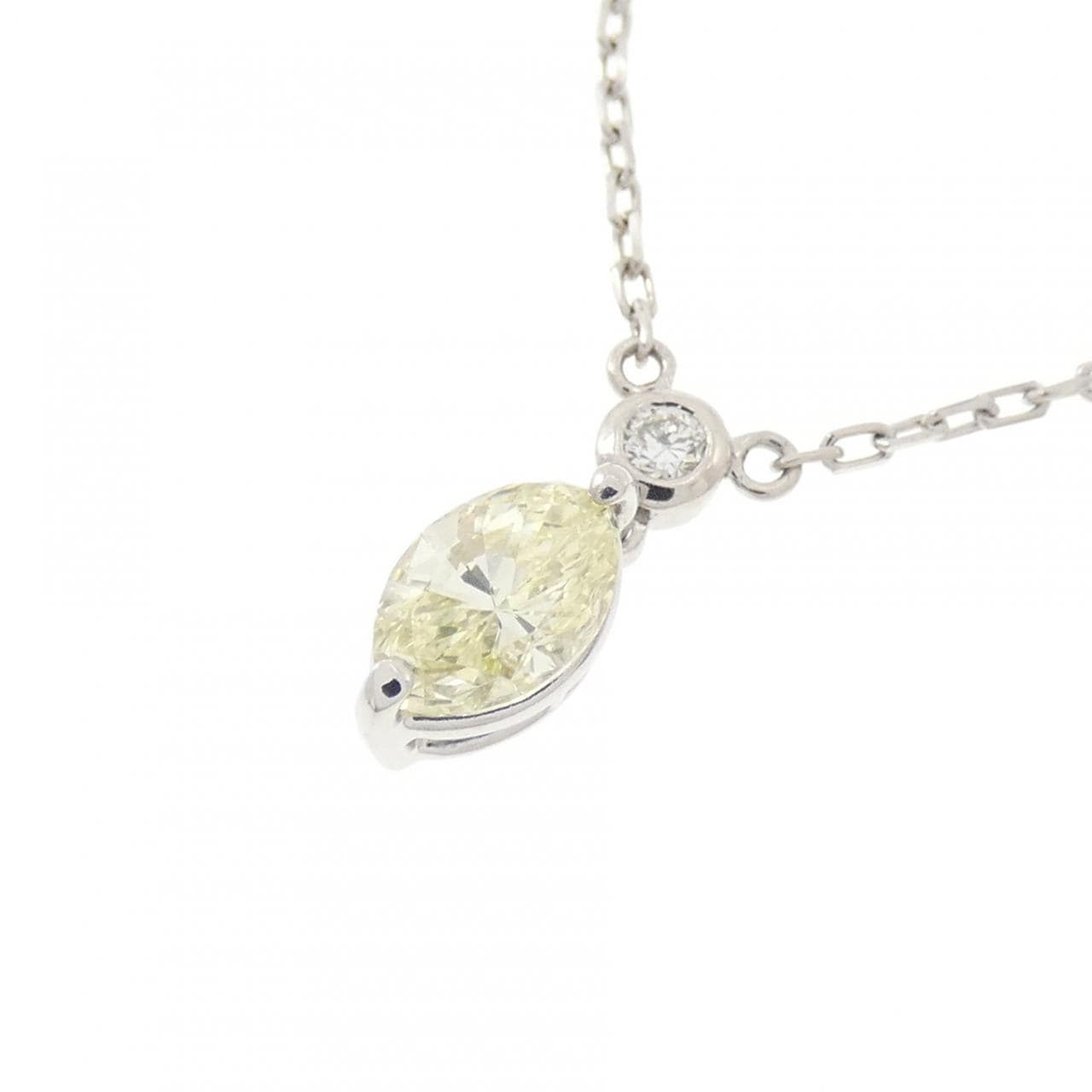 PT900/PT850 ダイヤモンド ネックレス 0.36CT